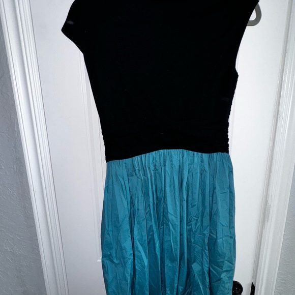 PAULE KA dress turquoise and black dress with bow Accent NWT size 38 - Picture 9 of 11